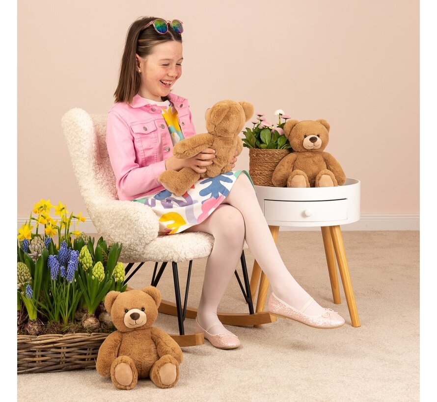 Knuffel Teddybeer Caramel 33cm