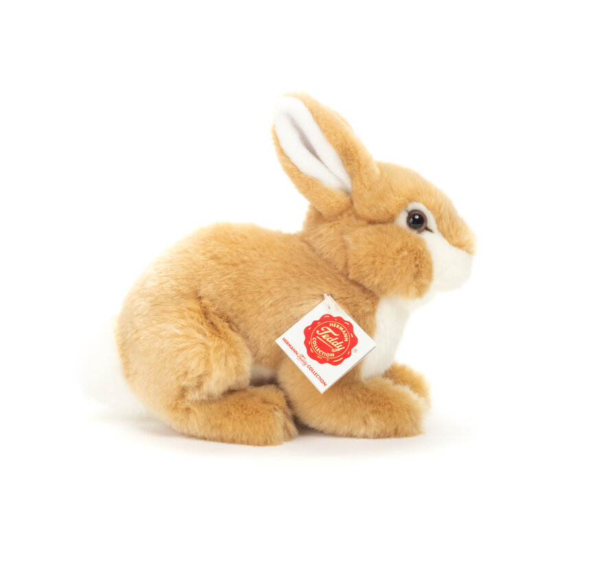 Knuffel Haas Zittend Beige 20cm