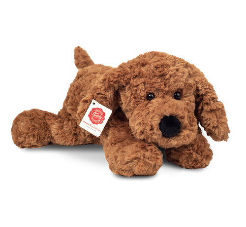 Hermann Teddy Knuffel Hond Bruin 28cm
