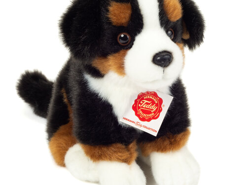 Hermann Teddy Knuffel Berner Sennenhond Zittend 21cm