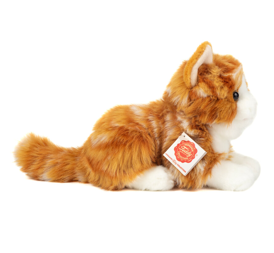 Knuffel Kat Rood Getijgerd 20cm