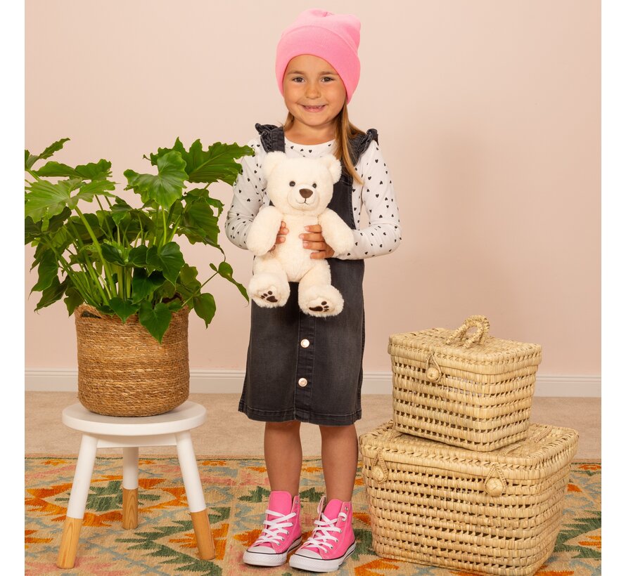 Knuffel Teddybeer Beige 31cm