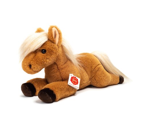 Hermann Teddy Knuffel Paard Liggend 34 cm