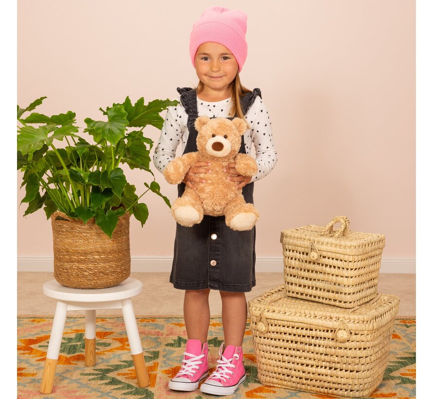 Knuffel Teddy Beer Zandkleur 34 cm