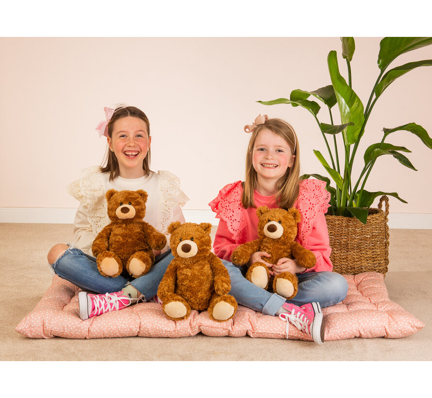 Knuffel Teddy Beer Hazelnootbruin 34 cm