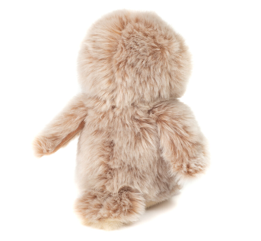 Knuffel Uil Lichtbruin 16cm
