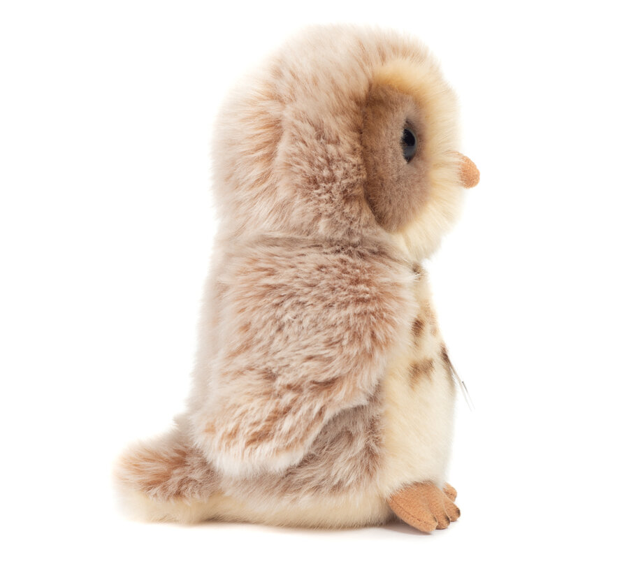 Knuffel Uil Lichtbruin 16cm
