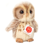 Hermann Teddy Knuffel Uil Lichtbruin 16cm