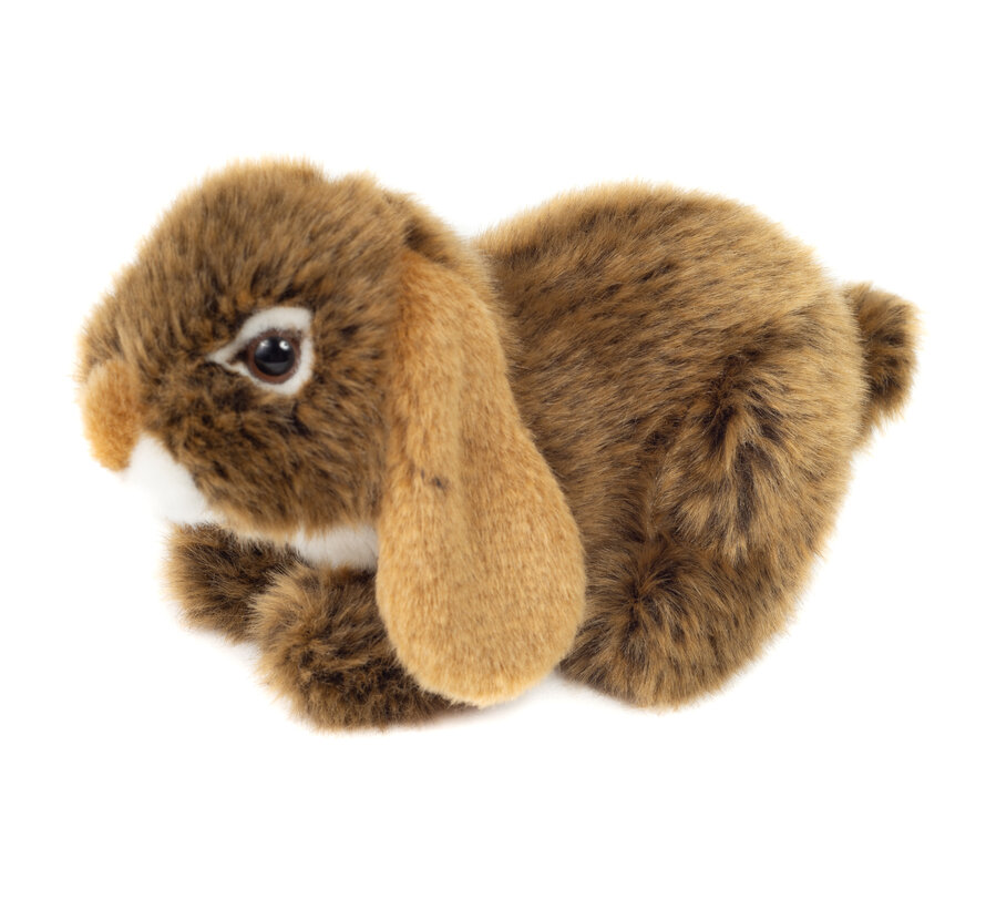 Knuffel Konijn Ram Bruin 18cm