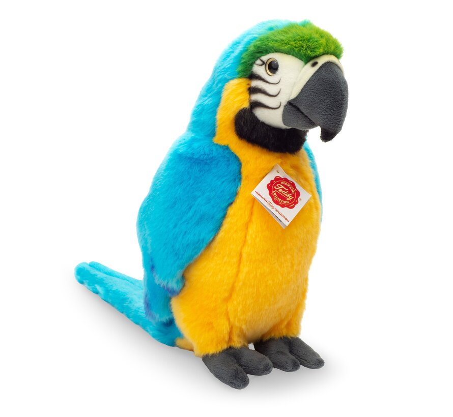 Knuffel Papegaai Geelborstara 26 cm