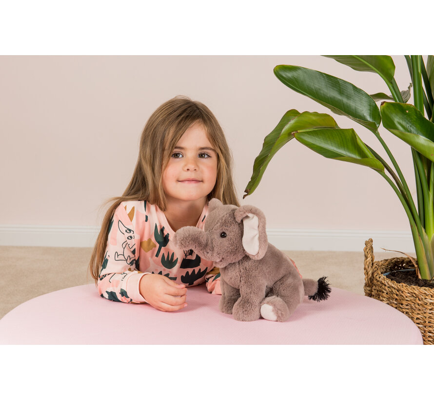 Knuffel Olifant Zittend 25 cm