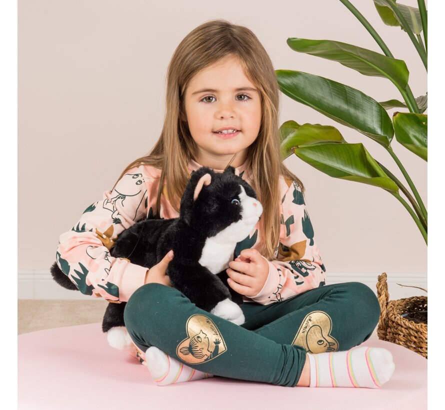 Knuffel Kat Zwart 30 cm