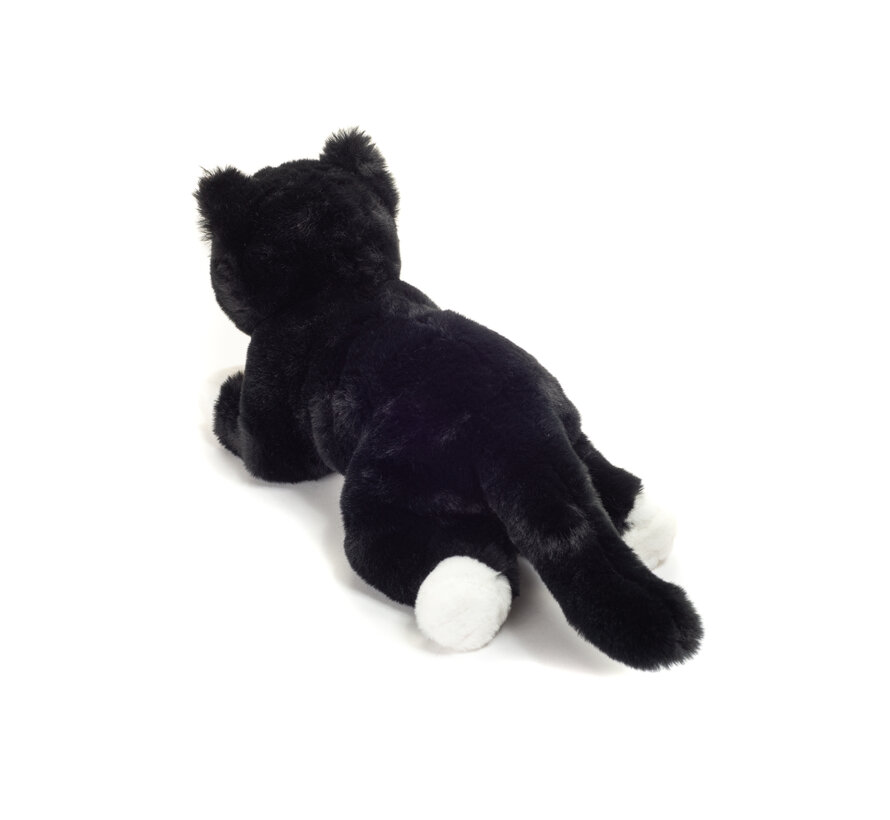 Knuffel Kat Zwart 30 cm
