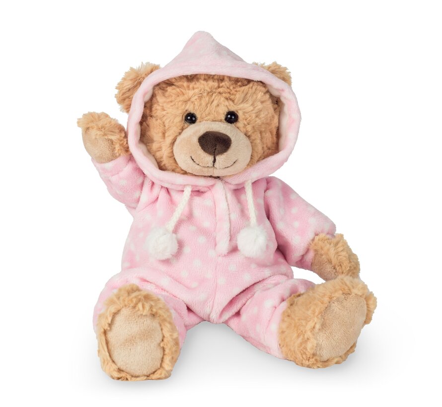 Knuffel Beer met Pyjama Roze
