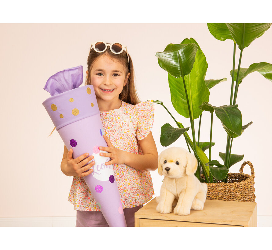 Knuffel Hond Golden Retriever Zittend 25 cm