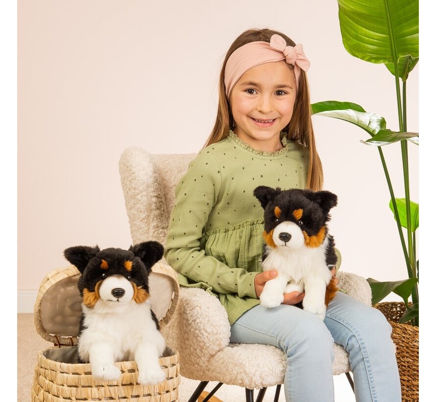 Knuffel Hond Border Collie tri-color