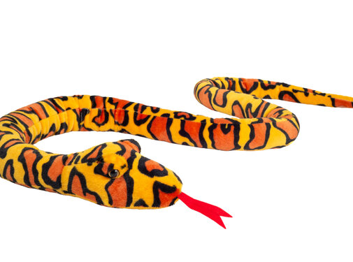 Hermann Teddy Knuffel Slang Geel-Oranje