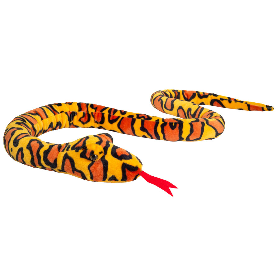Knuffel Slang Geel-Oranje