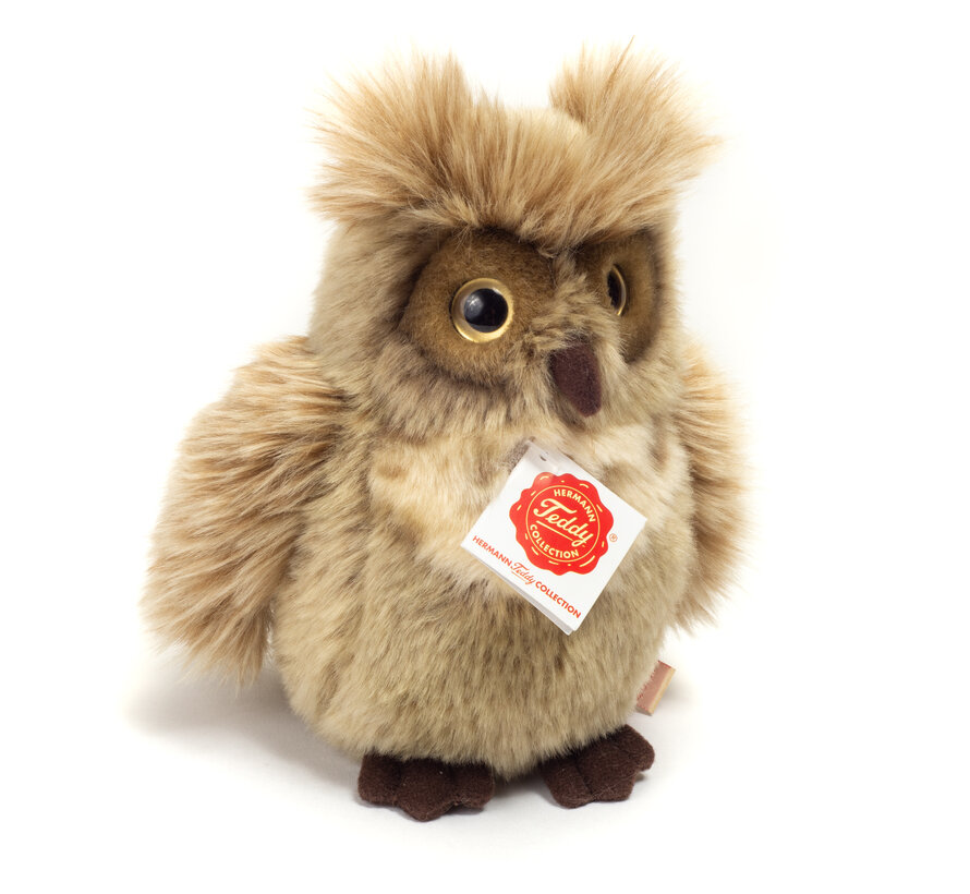 Knuffel Uil Grijsbruin