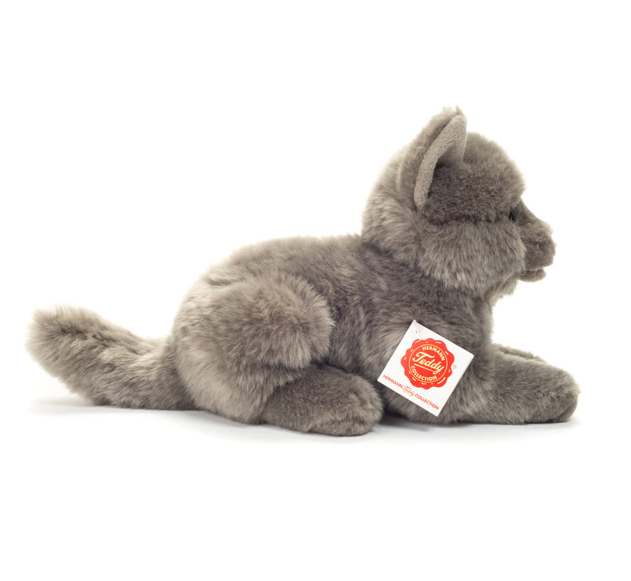 Knuffel Kat Karthuizer Chartreux Liggend