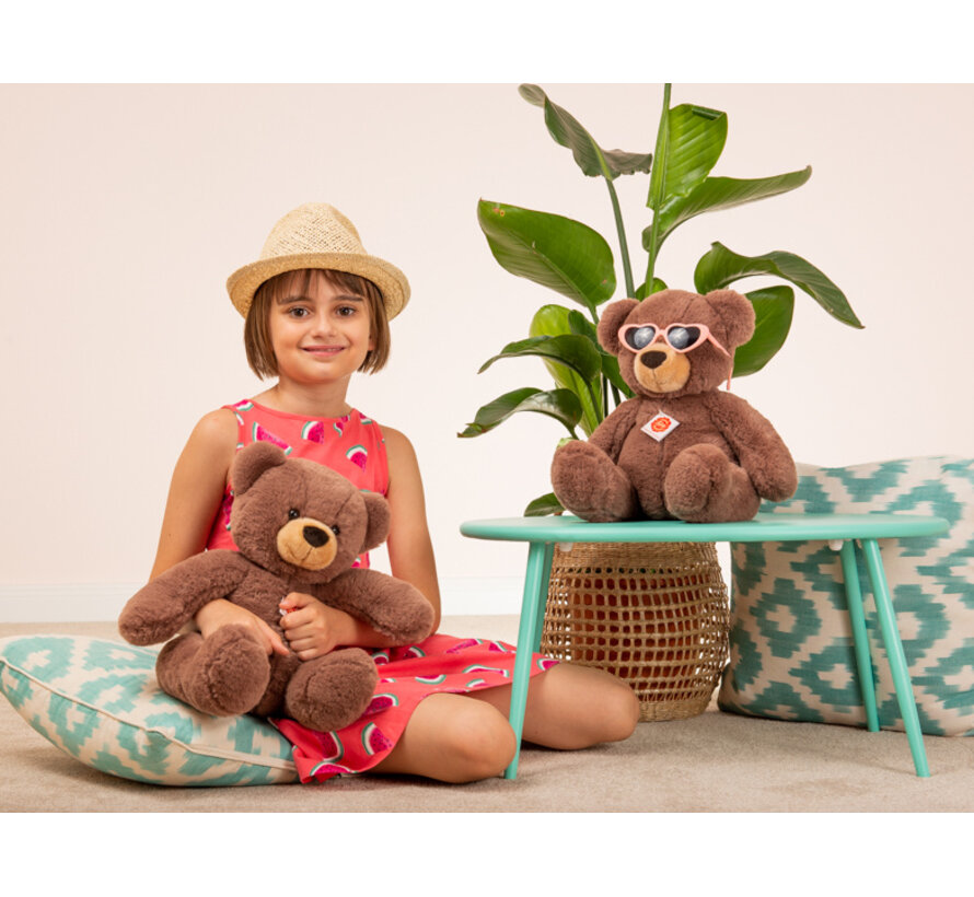 Knuffel Teddybeer Chocoladebruin 30cm