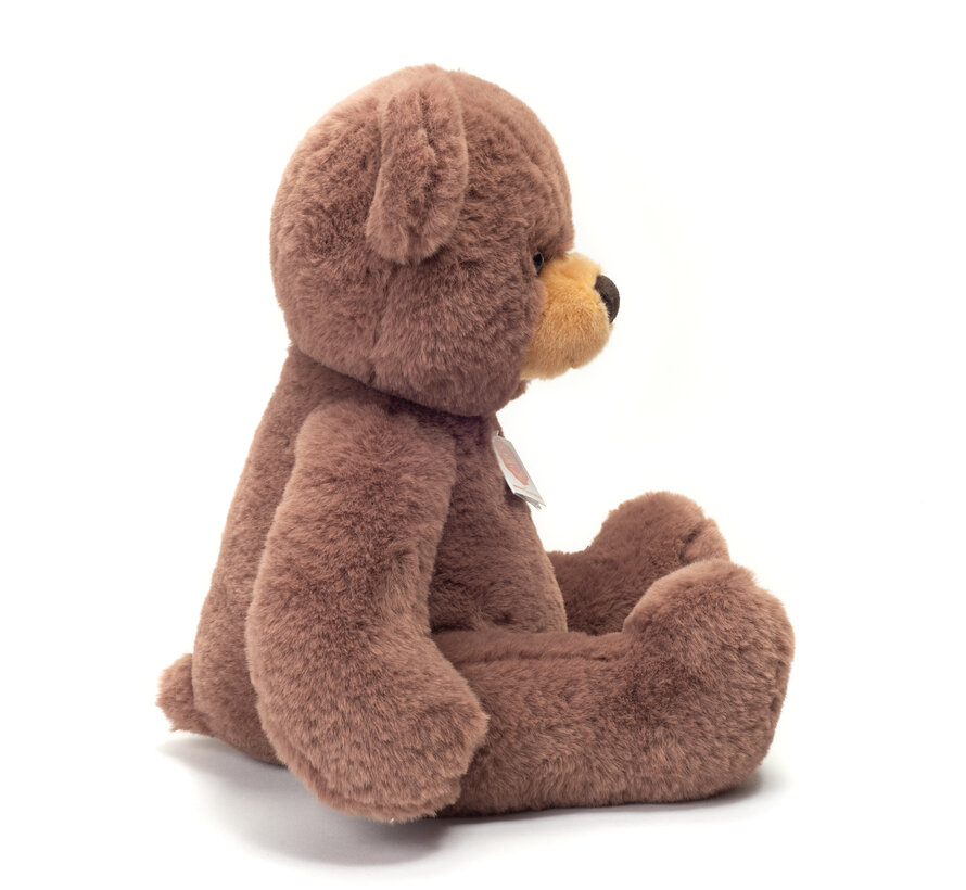 Knuffel Teddybeer Chocoladebruin 30cm