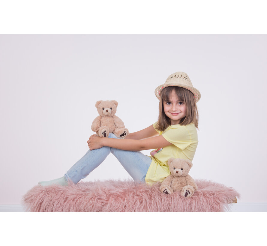 Knuffel Teddybeer Beige 18cm