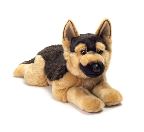 Hermann Teddy Knuffel Herdershond Liggend 60cm