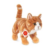 Hermann Teddy Knuffel Kat Rood Staand 20cm