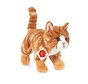 Knuffel Kat Rood Staand 20cm
