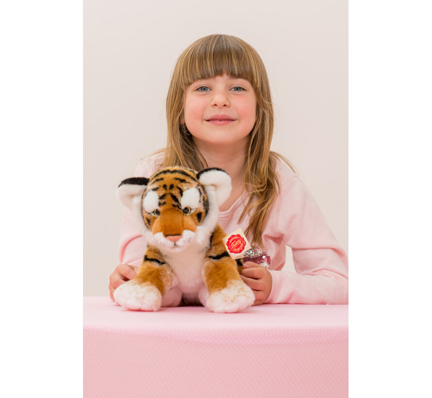 Knuffel Tijger Bruin 32cm