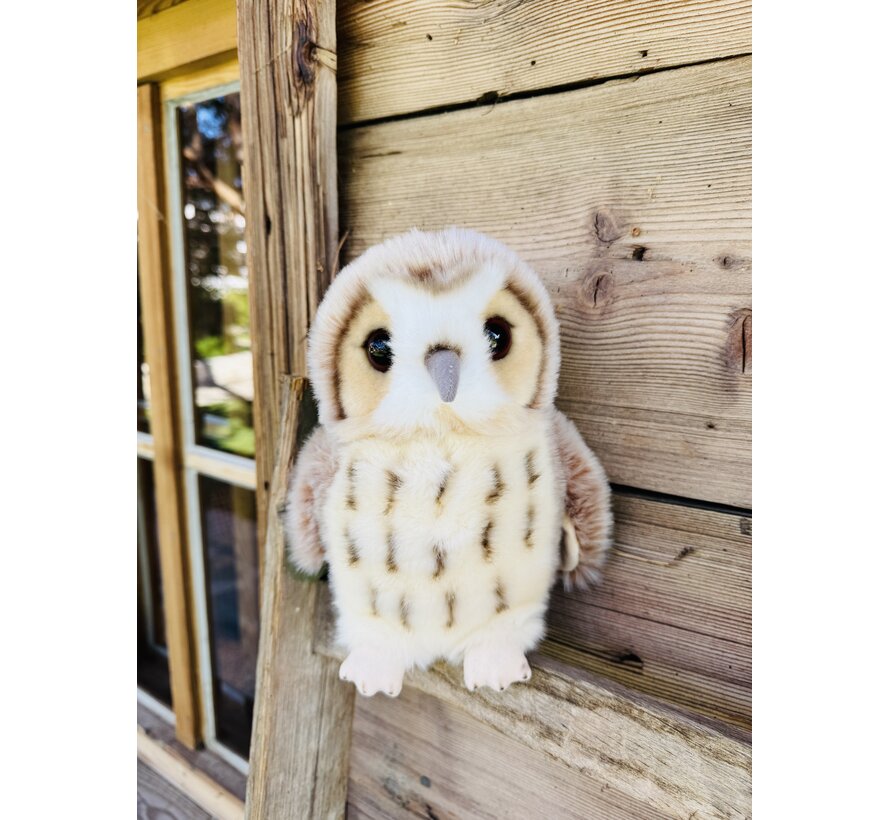 Knuffel Uil Beige 20cm