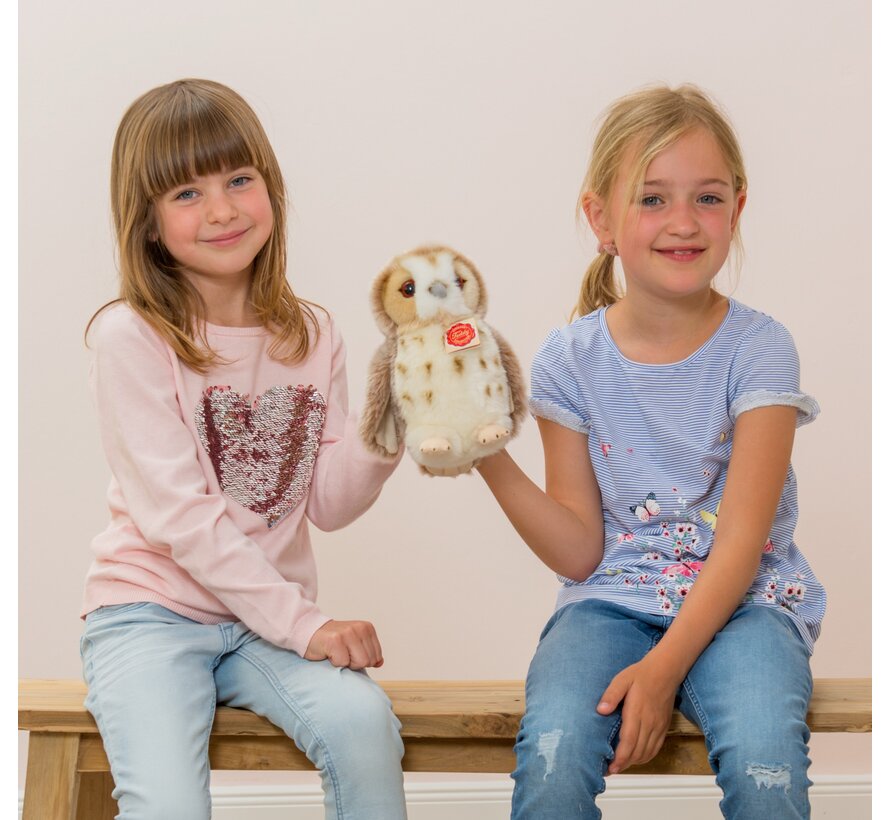 Knuffel Uil Beige 20cm