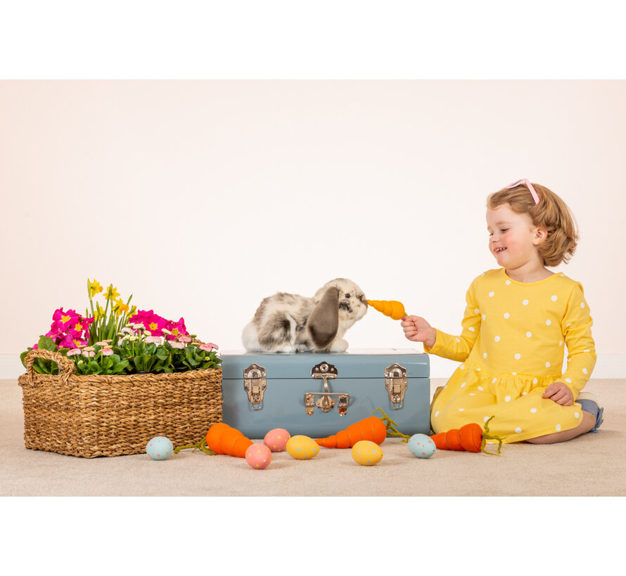 Knuffel Konijn Ram Liggend 30cm