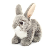 Hermann Teddy Knuffel Haas Grijs 18cm