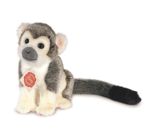 Hermann Teddy Knuffel Aap Grijs 17cm