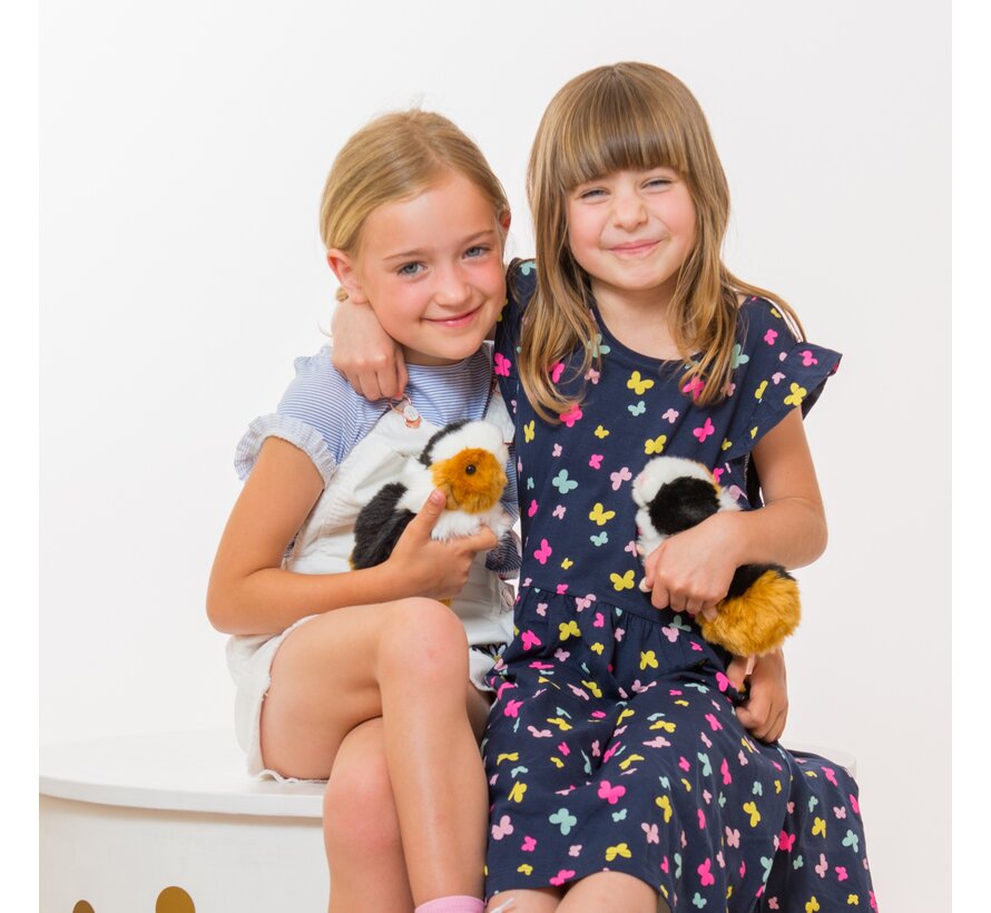 Knuffel Cavia 3-kleurig 20cm