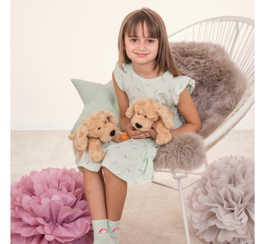 Knuffel Hond Beige 28cm