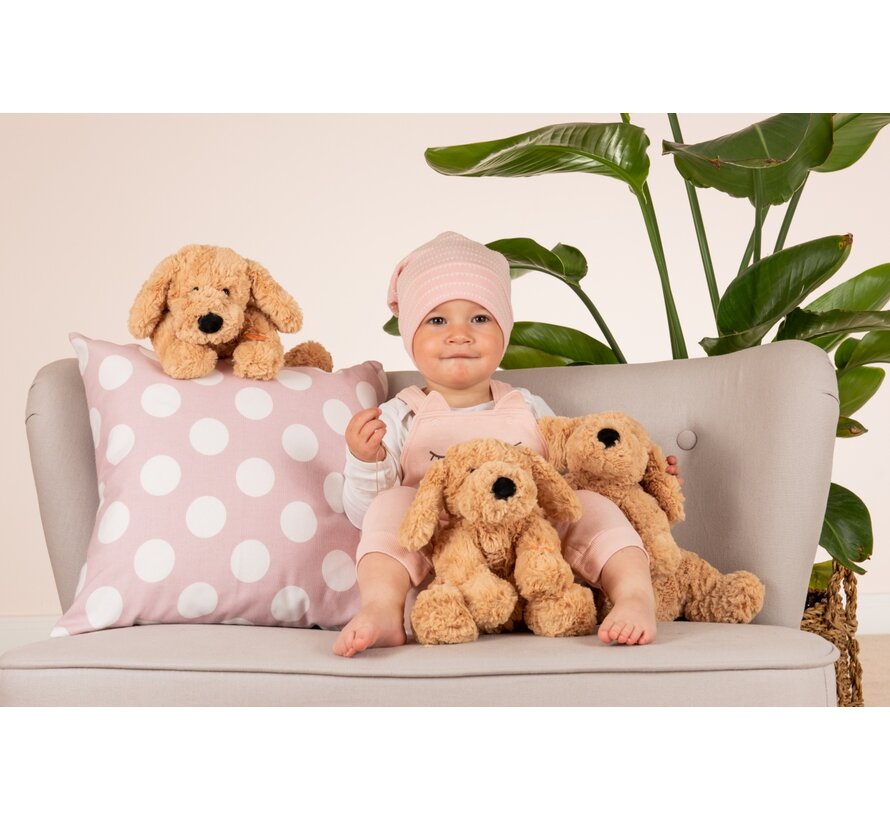 Knuffel Hond Beige 28cm