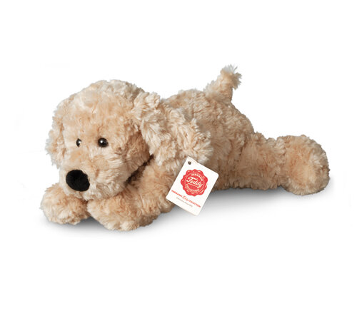 Hermann Teddy Knuffel Hond Beige 28cm