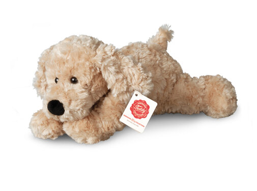 Hermann Teddy Knuffel Hond Beige 28cm