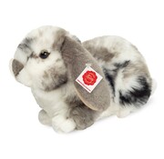 Hermann Teddy Knuffel Konijn Ram Grijs Wit 23 cm