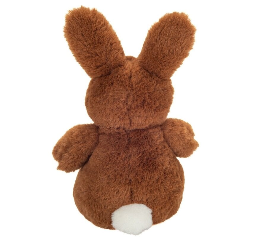 Knuffel Konijn Luna Donkerbruin 20 cm
