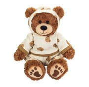Hermann Teddy Knuffel Beer met Pyjama Leonie 30 cm