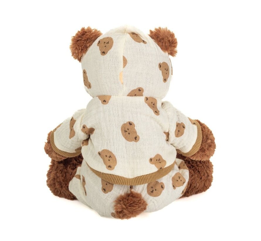 Knuffel Beer met Pyjama Leonie 30 cm