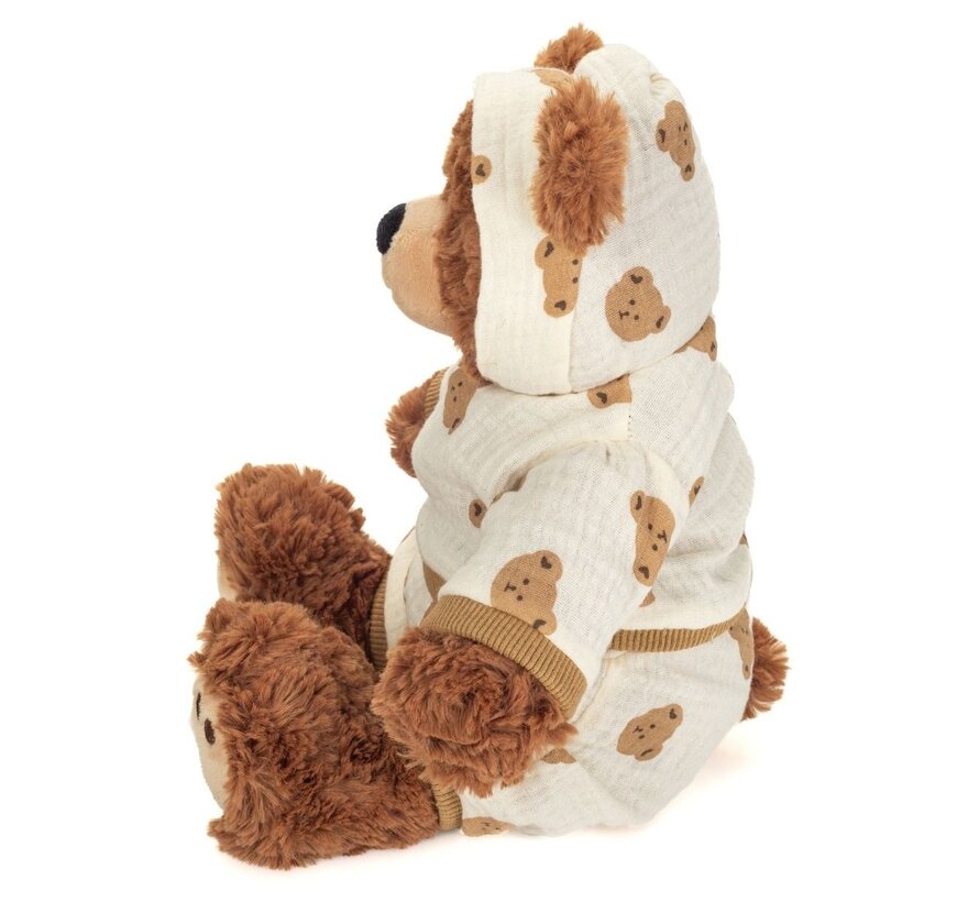 Knuffel Beer met Pyjama Leonie 30 cm