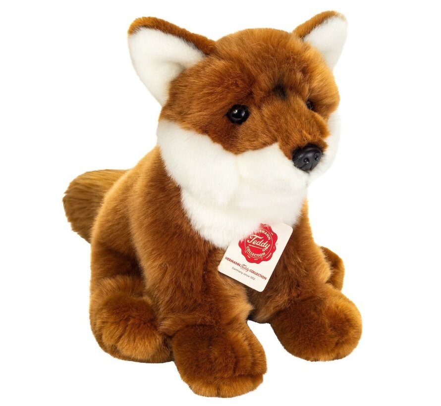 Knuffel Vos Zittend 25 cm