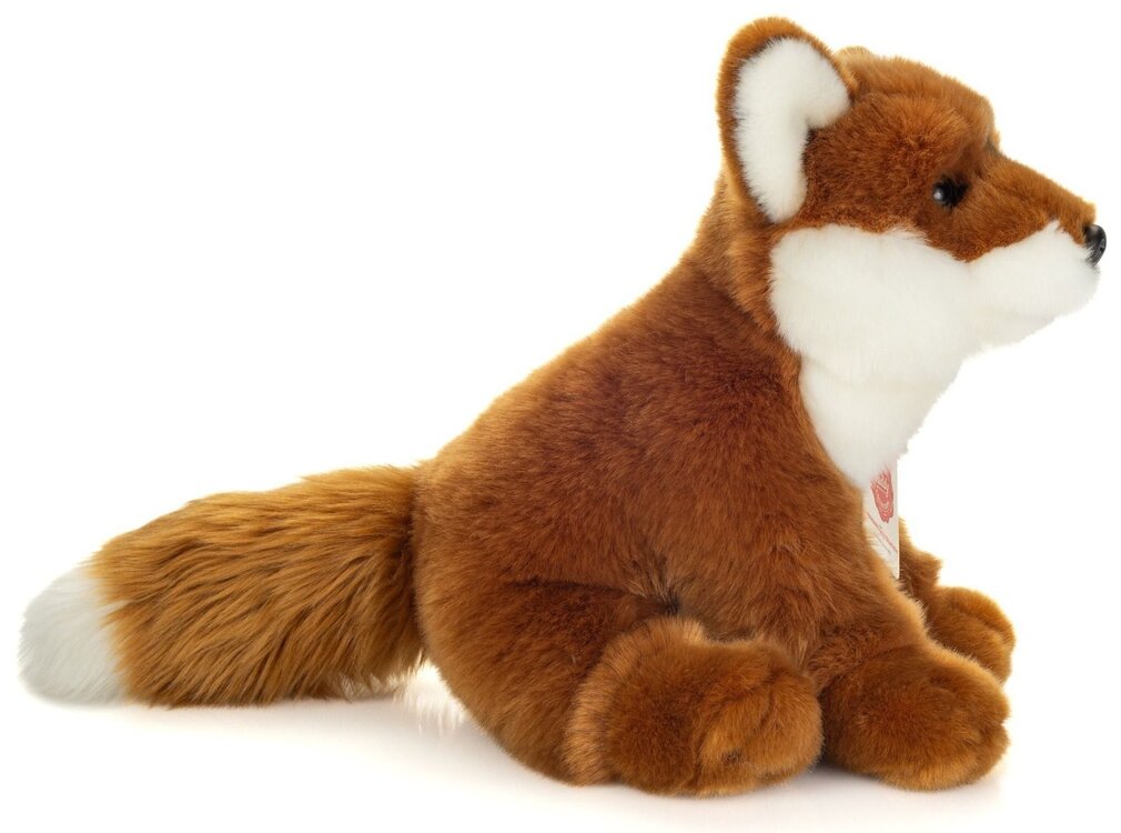 Teddys Rothenburg Knuffeldier vos liggend roodbruin 30 cm (met staart) pluche dier