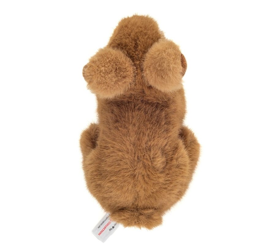 Knuffel Konijn Zittend Bruin 17 cm