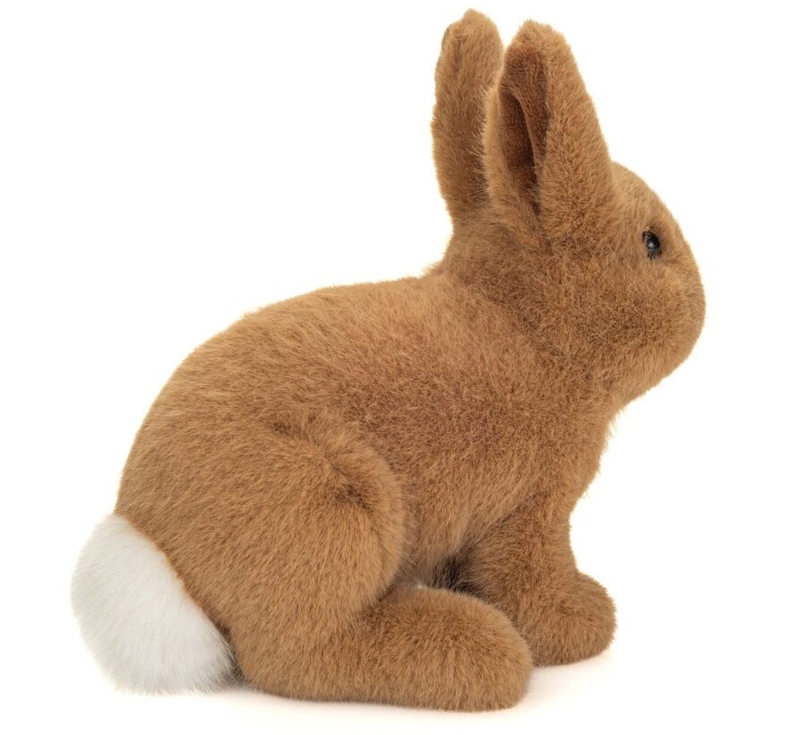 Knuffel Konijn Zittend Bruin 20 cm